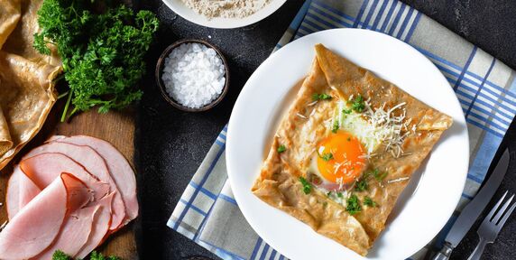 Irresistible buckwheat pancakes